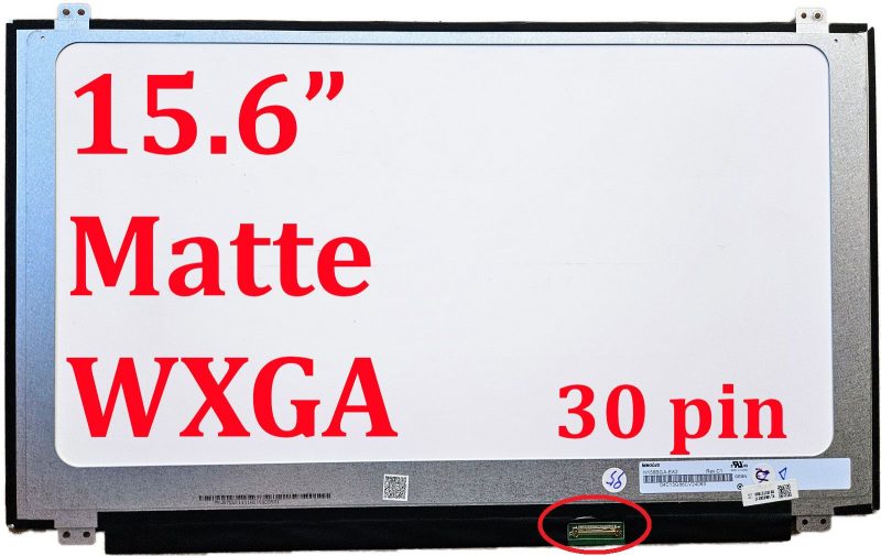 15,6" LCD zaslon LP156WHU TPA1 Mat 30Pin WXGA Novo