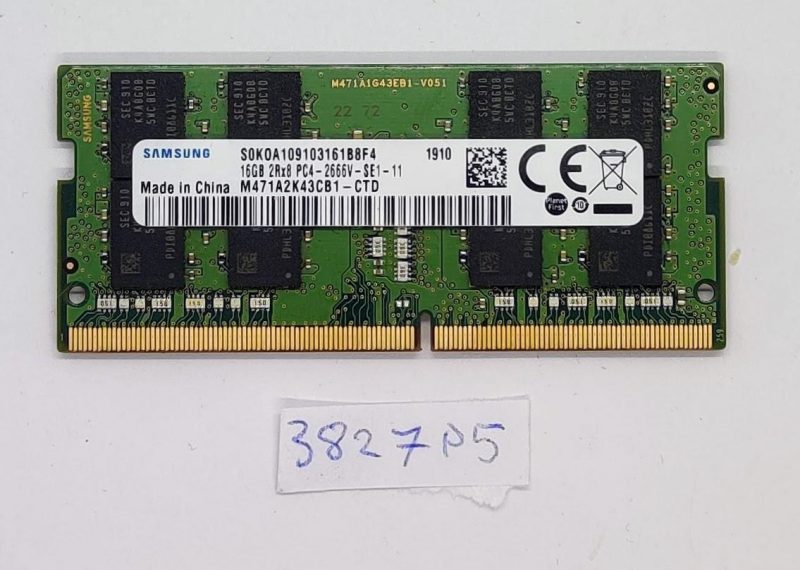 16GB Samsung DDR4 2666 MHz memorija SO DIMM M471A2K43CB1-CTD - originalni OEM