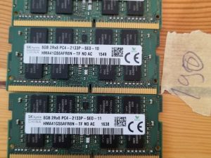 Hynix hma41gs6afr8n-tf 8 GB Ram za prijenosno računalo DDR4