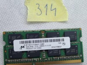 MT16KTF51264HZ-1G6M1 ORIGINALNI OEM MICRON 4GB PC3-12800 MEMORIJA ZA PRIJENOSNO RAČUNALO (CA69)