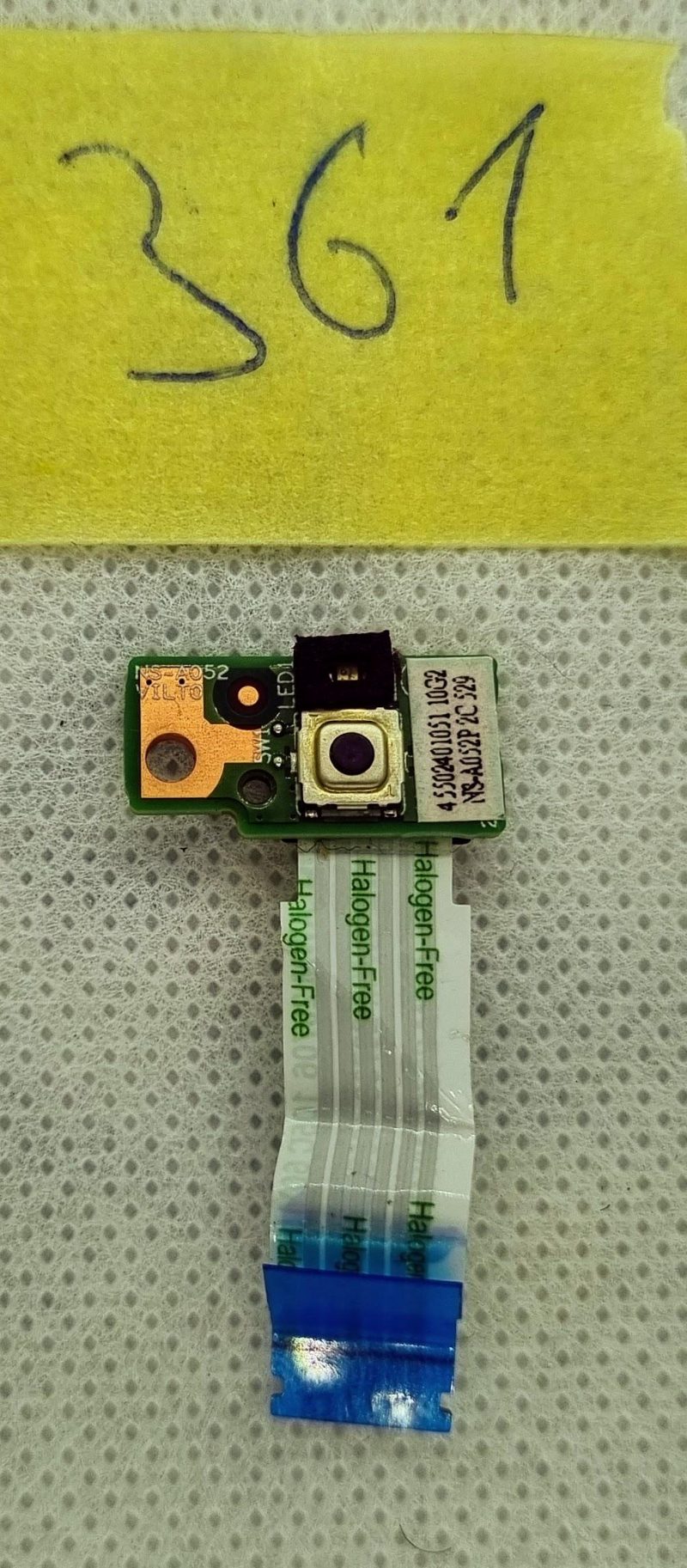 Lenovo ThinkPad T440 14" modul tipke za napajanje s kabelom NS-A052P 45502401051
