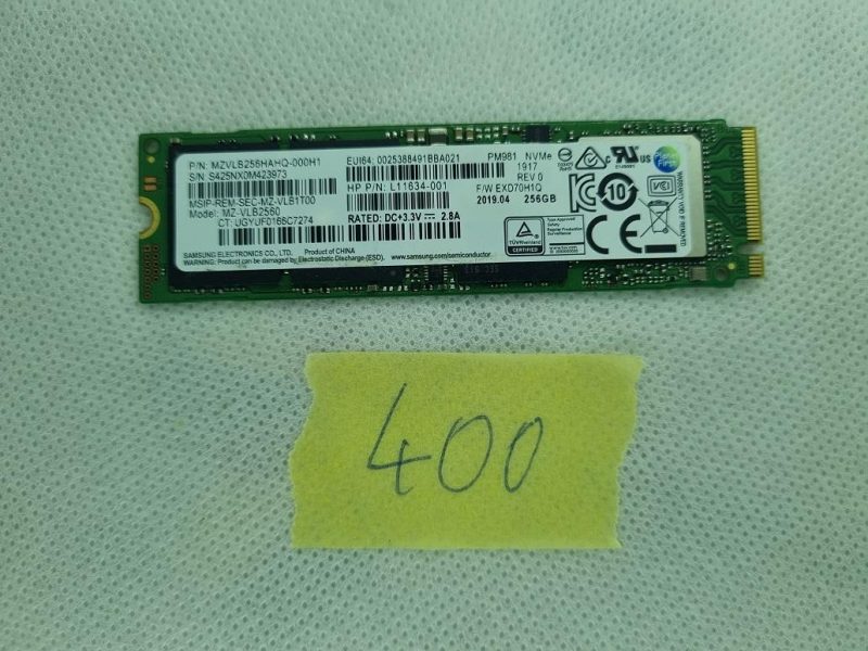 Samsung SSD tvrdi disk MZNTY256HDHP-000KN MZ-NTY2560 m.2 SATA