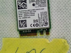 Originalna Dell Latitude E5250 E5550 Wifi bežična Wi-Fi kartica na ploči 0K57GX