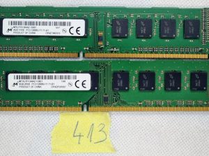 LOT 2 Microna (2x4GB) DDR3 1600MHz PC3-12800U MT16JTF51264AZ