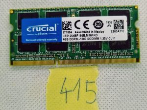 Crucial 4GB DDR3-1600 CT51264BF160B.M16FKD SODIMM PC3-12800 NON-ECC