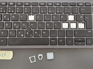 Tipka tipkovnice s pozadinskim osvjetljenjem za HP 848311-001 PK131C31A00 SG-81610-XUA SN7142BL | PK131C31A28 | UK raspored | Dijelovi prijenosnog računala