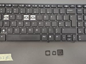 Tipkovnica HP 701986-001 prijenosnog računala za EliteBook 8570p | 550125W00-035-G | UK raspored | Dijelovi prijenosnog računala