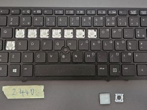Tipkovnica prijenosnog računala za HP EliteBook 840 G1 G2, 850 G1 G2, ZBook 14 G1/G2, 15u G2 | 6037BOO85805 | UK raspored | Individualni ključ