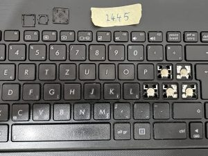 Pojedinačna tipka za tipkovnicu prijenosnog računala za Asus F552 seriju - UK raspored, bez pozadinskog osvjetljenja - dio OKNBO-612BWB00