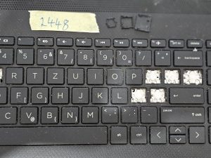 Individualna tipka za tipkovnicu prijenosnog računala za HP 17-by1053dx - originalni američki izgled, crna - dio L22751-001