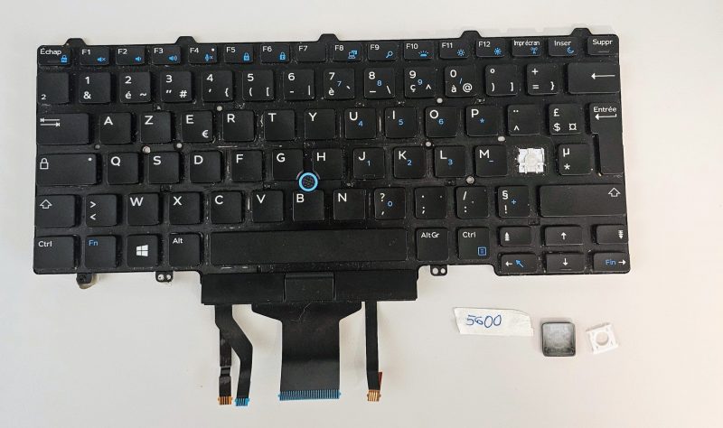 Dell Latitude E5450 E5470 E7470 E7450 Tipkovnica s pozadinskim osvjetljenjem, zamjena tipki
