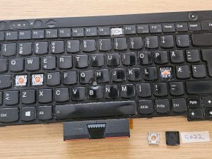 Tipka tipkovnice Lenovo ThinkPad T430/T530/X230 - pozadinsko osvjetljenje (04X1201, 0C01980)