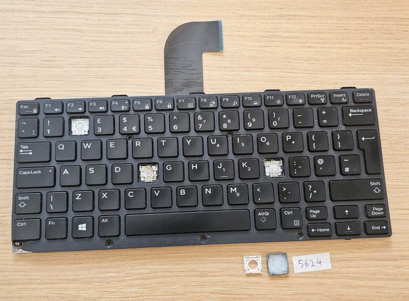 Zamjena tipki na tipkovnici Dell Latitude 5414 s pozadinskim osvjetljenjem - original (03N36K)