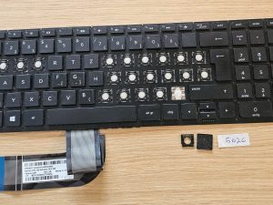 Zamjenski ključ za HP Compaq Pavilion 15-P245SA - crni, bez pozadinskog osvjetljenja