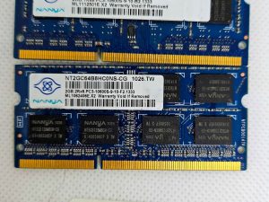 BULK 2 x 2GB 1Rx8 PC3-10600S 1333MHz DDR3 RAM za prijenosna računala – pouzdane performanse za glatko računalstvo
