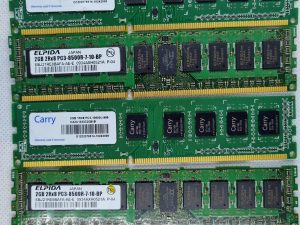 BULK 5 x 2GB Carry CA3U1333C4G9-B PC3-10600U 1333MHz 1Rx8 DDR3 Non-ECC memorija računala