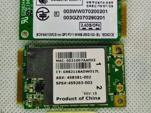 459263-002 Broadcom 4312Mcg Mini Pci 802.11B/G Wifi adapter