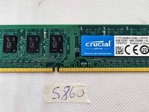 4 GB DDR3-1600 UDIMM 1,5 V CL11 RAM – memorijski modul stolnog računala