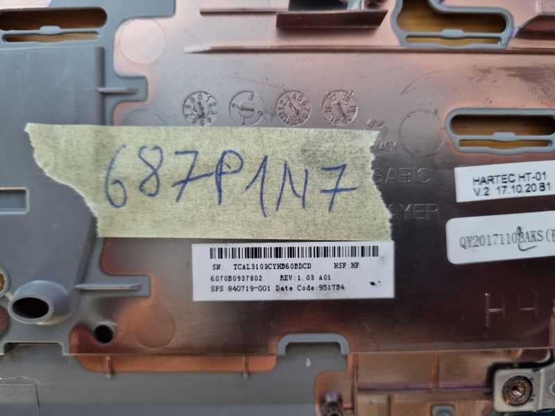 840719-001 Za HP prijenosno računalo, poklopac za naslon za ruku Probook 640 G2 - Slika 3