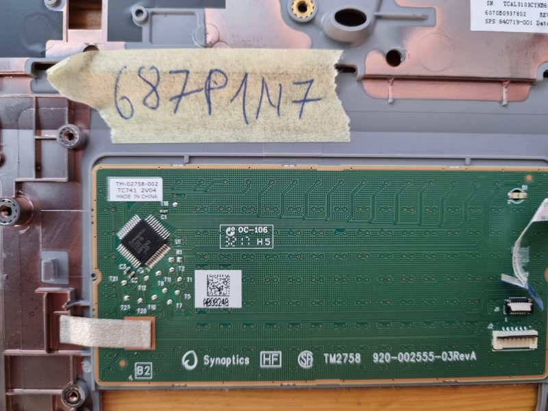 840719-001 Za HP prijenosno računalo, poklopac za naslon za ruku Probook 640 G2 - Slika 4
