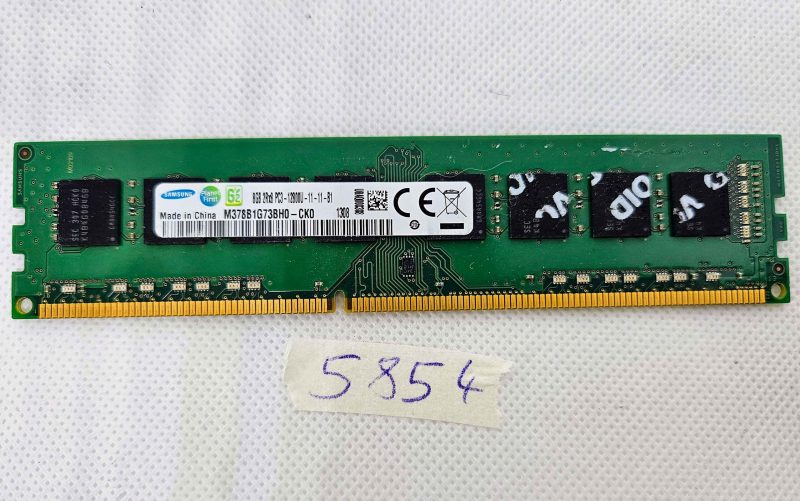 8GB 2Rx8 PC3-12800U DDR3 1600MHz RAM za stolno računalo – memorijski modul bez međuspremnika bez ECC-a