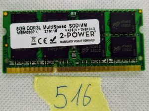 8GB DDR3L DDR3L MEMORIJA ZA PRIJENOSNO RAČUNALNO RAČUNOVODSTVO 2 SNAGE, VIŠE BRZINA