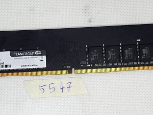 8 GB DDR4 3200 TeamGroup RAM za stolno računalo CL22-22-22-52 - korišteni memorijski modul