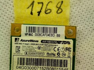 ASUS G74SX Wi-Fi Map Card AW-NB037H - Pouzdana nadogradnja bežične veze