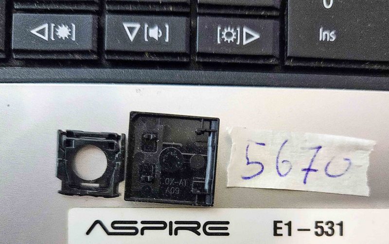 Acer Aspire E1-531 oslonac za ruku i tipke tipkovnice – originalni dijelovi prijenosnog računala - Slika 2