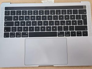 MacBook Pro Retina 13" A1989 Oslonac za dlan Tipkovnica Touchpad Tipka za uključivanje Originalna baterija