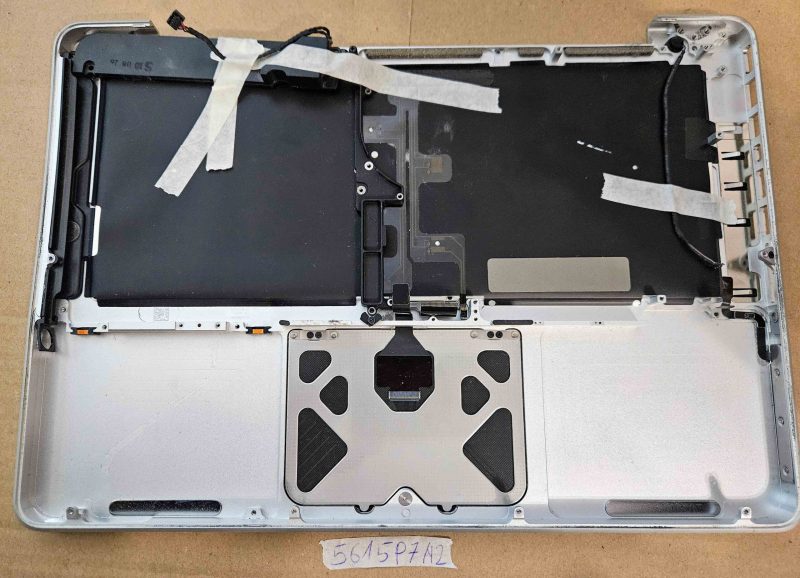 Apple MacBook Pro 7,1 A1278 oslonac za ruku + dodirna podloga + tipkovnica – originalni dio - Slika 2