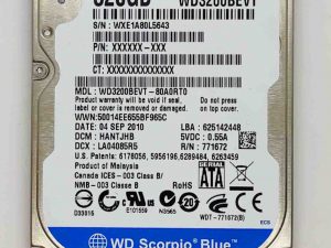 Tvrdi disk Asus K52J 320GB WD3200BEVT – originalni zamjenski dio za prijenosno računalo Asus K52J