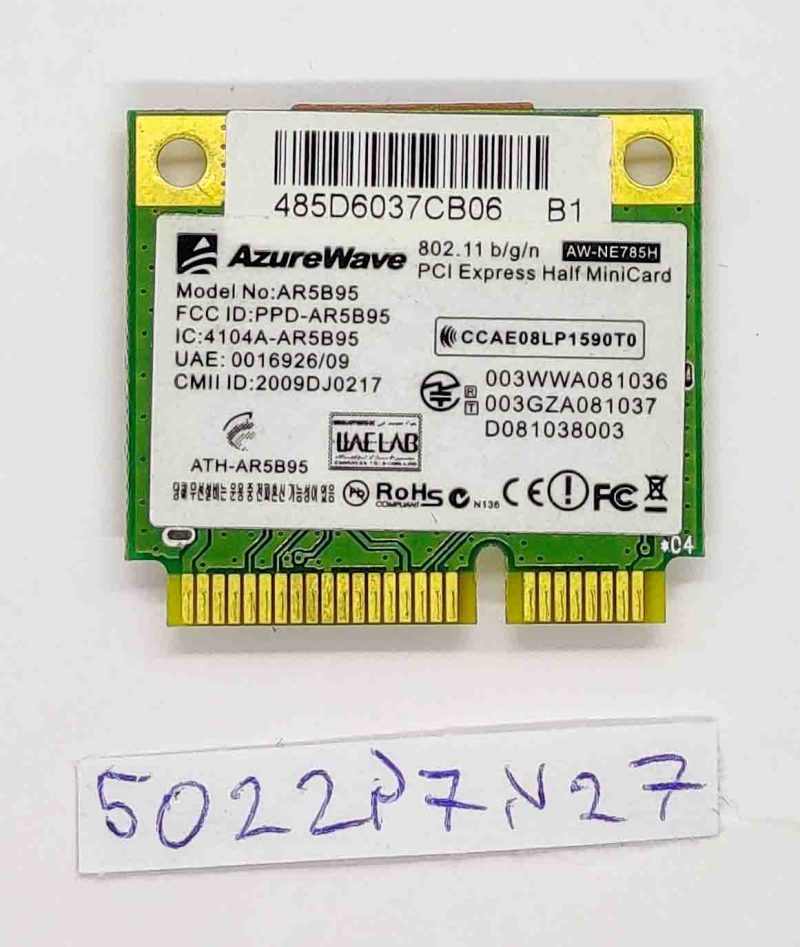 Asus K52J WiFi bežični modul AR5B95 – originalni zamjenski dio za povezivanje prijenosnog računala