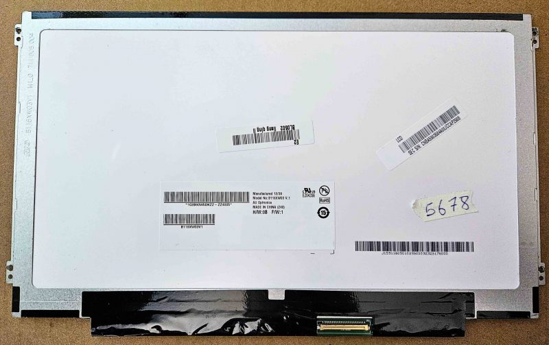 B116XW03 V1 LCD zaslon za Samsung Chromebook XE303C12 303C 11,6" HD zaslon - Slika 3