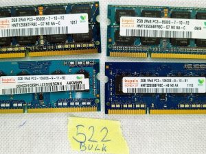 4 x Hynix 2GB 2Rx8 PC3-8500S-7-10-F2 HMT125S6TFR8C-G7 NO AA-C