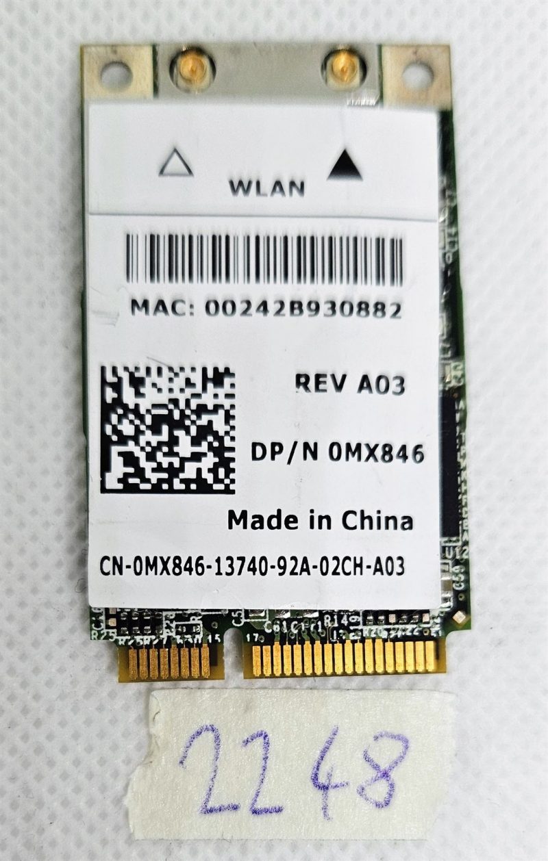 Broadcom Dual Port Mini PCI Laptop WiFi bežična kartica DELL XPS 0MX846 BCM94321MC