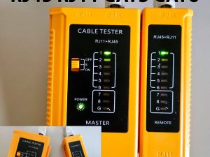 Kabelski LAN Tester RJ45 RJ11 RJ12 CAT5 CAT6 UTP Tester mrežnog kabela - Novo