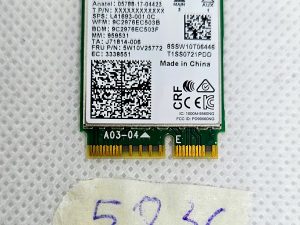 HP Chromebook 14b-ca0015cl Series Wireless Card 9560NGW DP/N L41693-001 - Zamjenski dio za prijenosno računalo