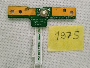 DA0BL6PI6E0 originalna Toshiba ploča za uključivanje/isključivanje dodirne podloge s kabelom Satellite L755