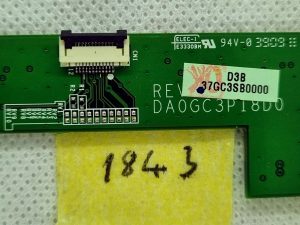 DA0GC3PI8D0 kartica s gumbima za Lenovo ThinkPad L510 - originalni zamjenski dio!