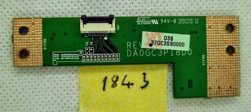 DA0GC3PI8D0 kartica s gumbima za Lenovo ThinkPad L510 - originalni zamjenski dio!