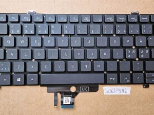 Originalni DELL Latitude 5420 7420 NORDIC tipkovnica s pozadinskim osvjetljenjem 0JCFCY JCFCY dijelovi prijenosnog računala