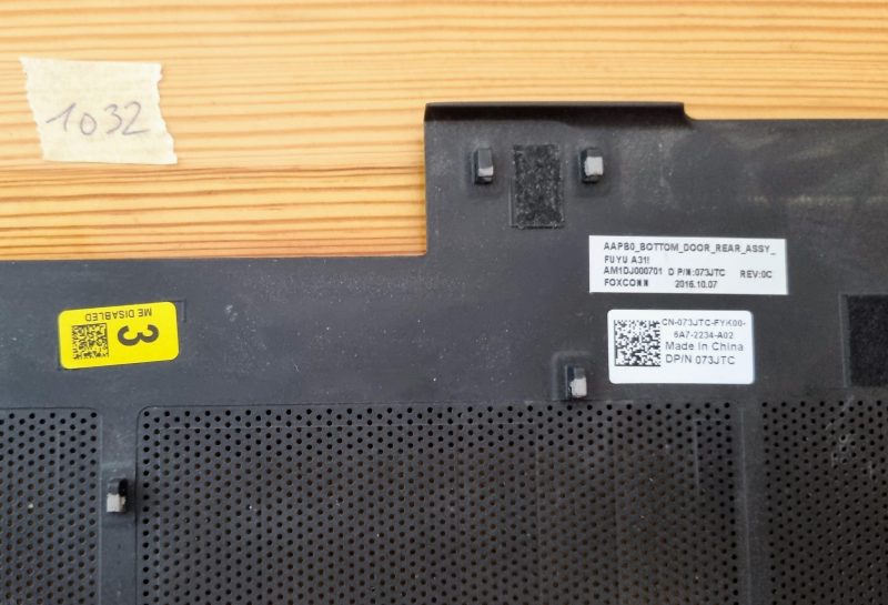 Vrata donje pristupne ploče Dell Genuine Precison 7710 crna 73JTC 073JTC - Slika 4