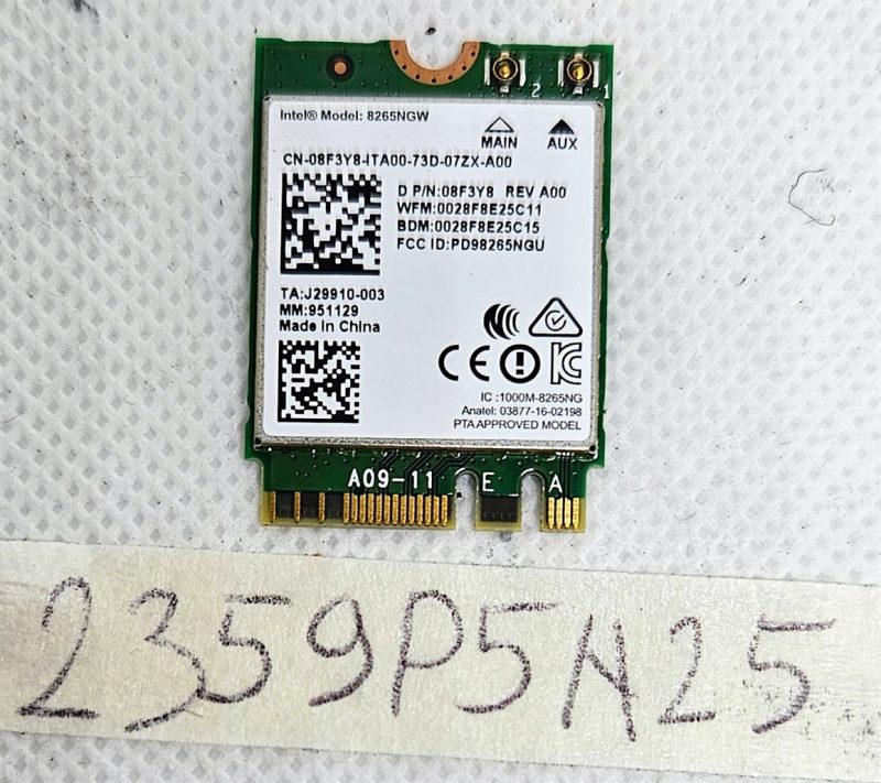 Dell Latitude 5480 5490 5491 Intel 8265NGW M.2 WiFi kartica Dual Band BT4.2