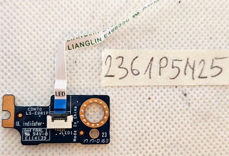 Dell Latitude 5480 LED svjetlosna ploča CHA01 LS-E081P - originalni zamjenski dio
