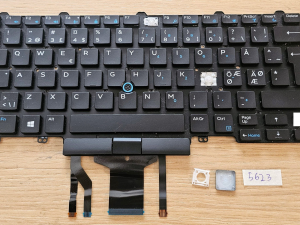 Zamjena tipki tipkovnice Dell Latitude E5450 E5470 E7470 E7450 - pozadinsko osvjetljenje (originalni 07TNDW)