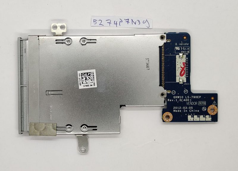 Dell Latitude E5530 ploča čitača kartica LS-790EP – originalni zamjenski dio
