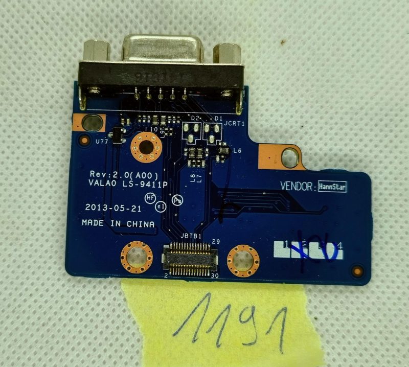 Dell Latitude E6540 VGA tipke kćerinska ploča 8992W 08992W LS-9411P