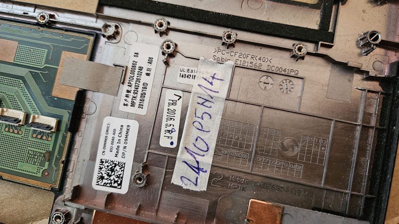 Dell Latitude E7470 poklopac oslonca za ruku 09MMK9 - originalni zamjenski dio - Slika 3