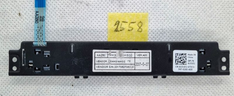 Dell Latitude E7470 Touchpad Gumb Miš Ploča + Kabel A151E1 CN-A151E1 - Slika 2